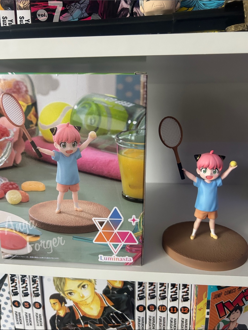 Spy X Family Luminasta Pink-Haired Tennis Anya Forger Figurine